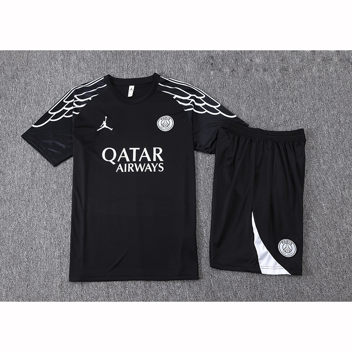 Chandal del Paris Saint-Germain Manga Corta 25-26 Negro - Pantalon Corto
